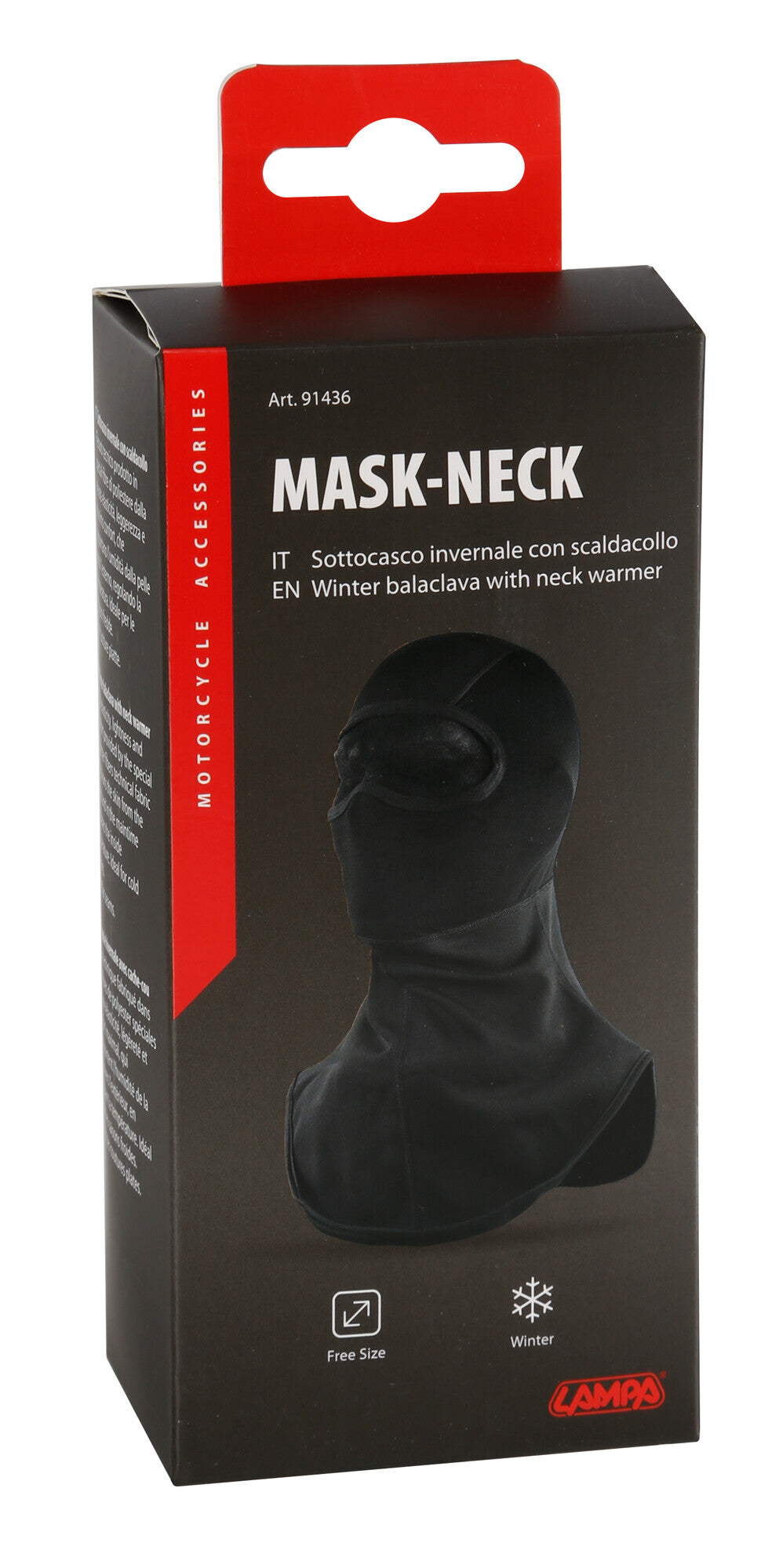 Mask-Neck, sottocasco in tessuto tecnico con scaldacollo