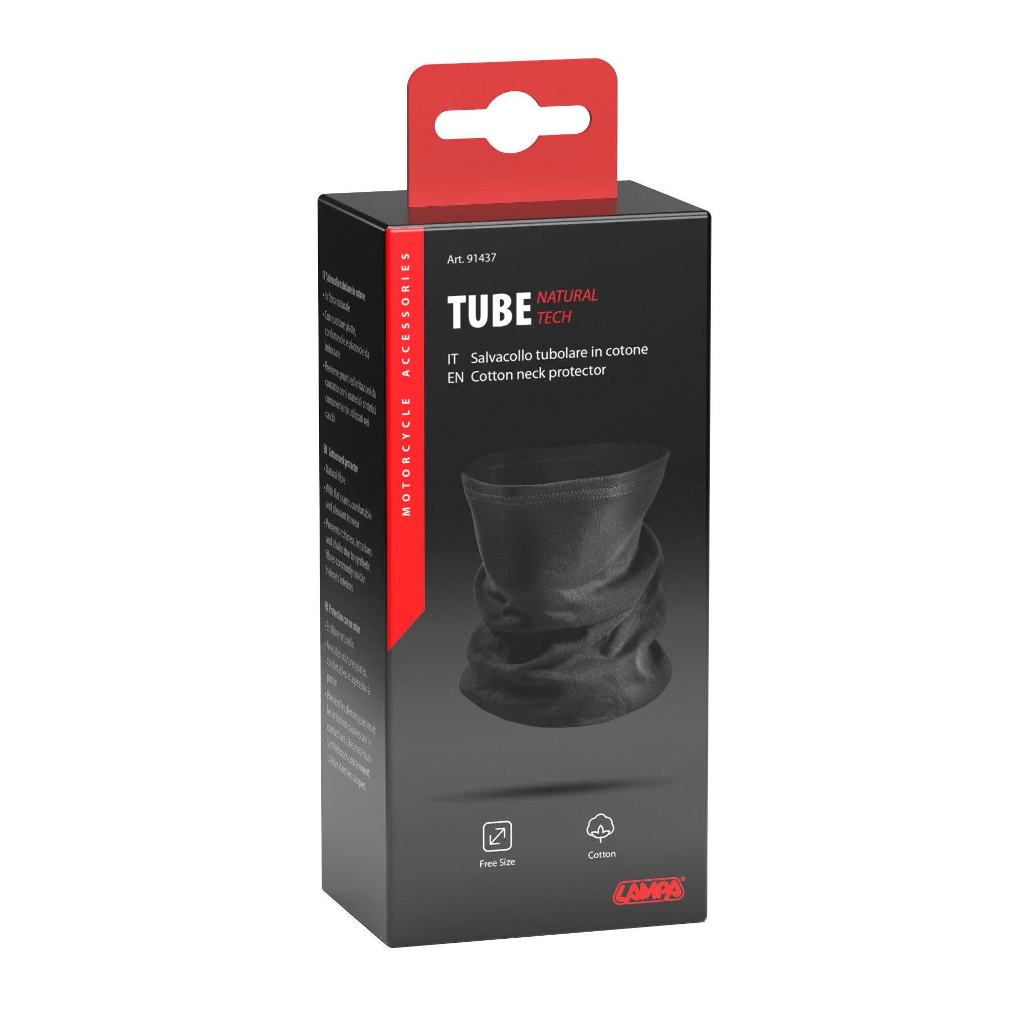 Tube, salvacollo in fibra naturale di cotone