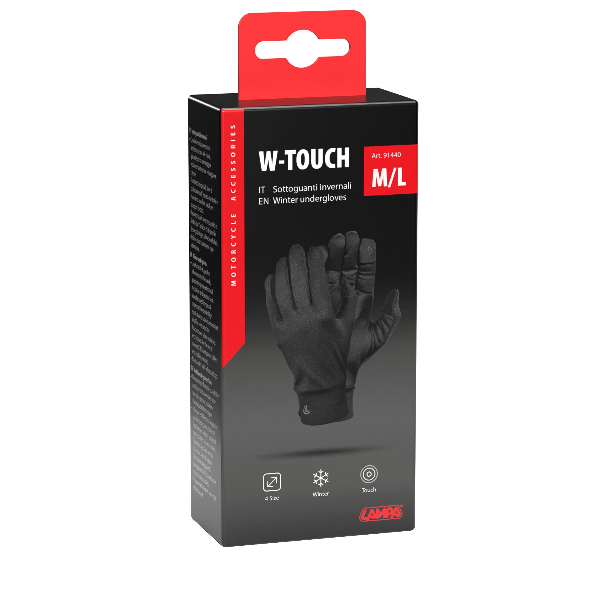 W-Touch, sottoguanti invernali - M / L