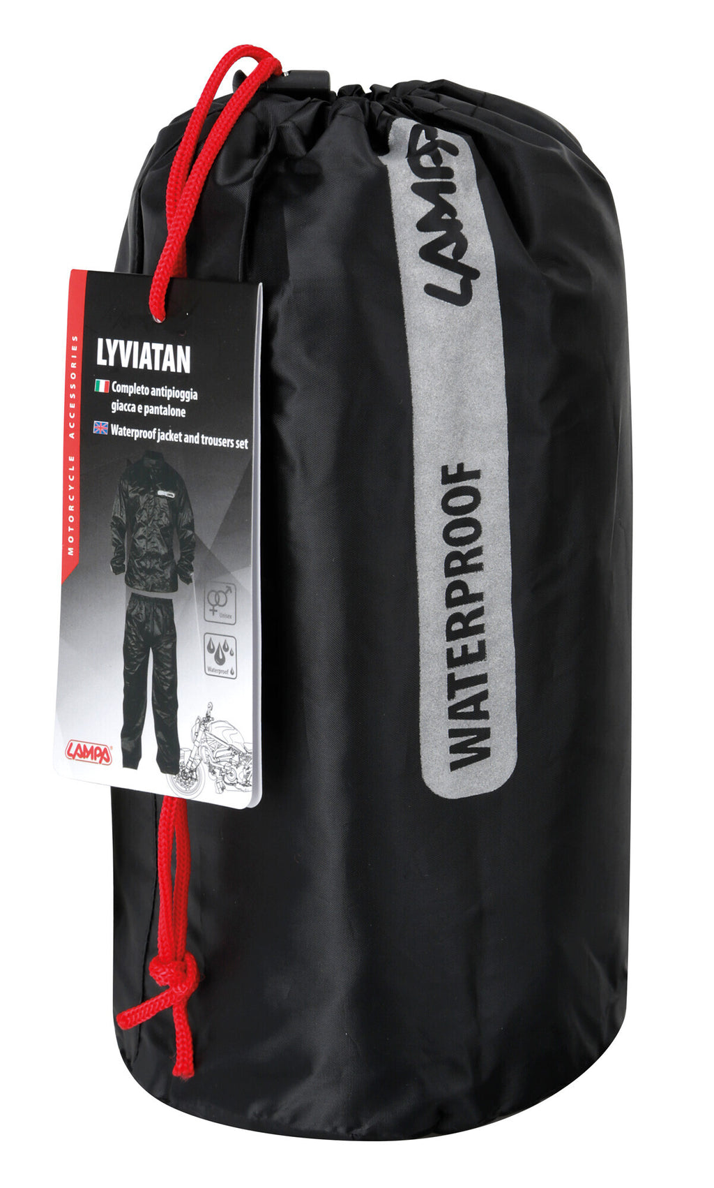 Lyviatan, completo antipioggia giacca e pantaloni - L