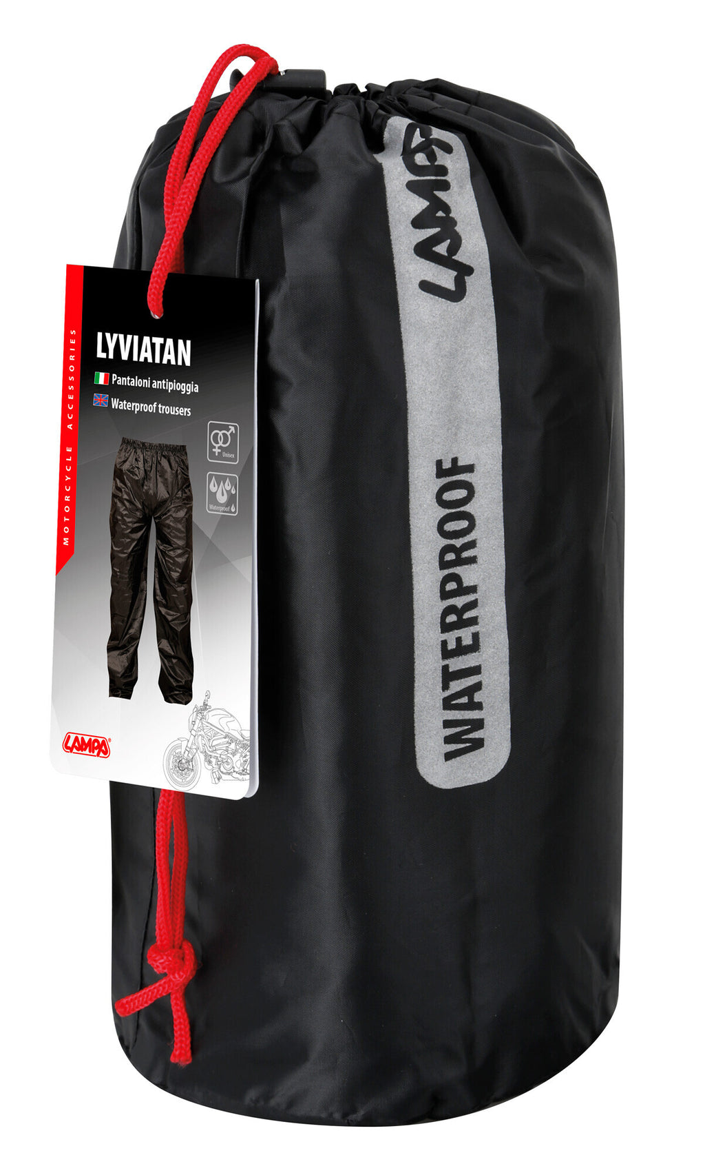 Lyviatan, pantaloni antipioggia - XL