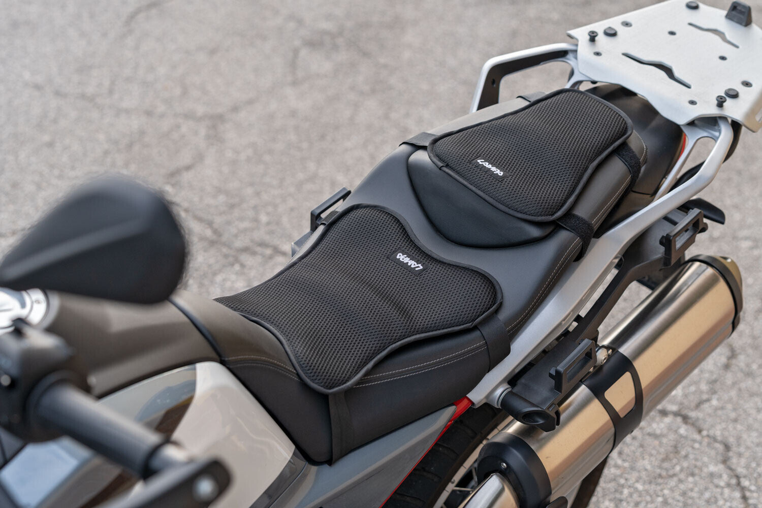 Gelpad Air, cuscino traspirante in gel per moto e scooter - XL - 27x32 mm