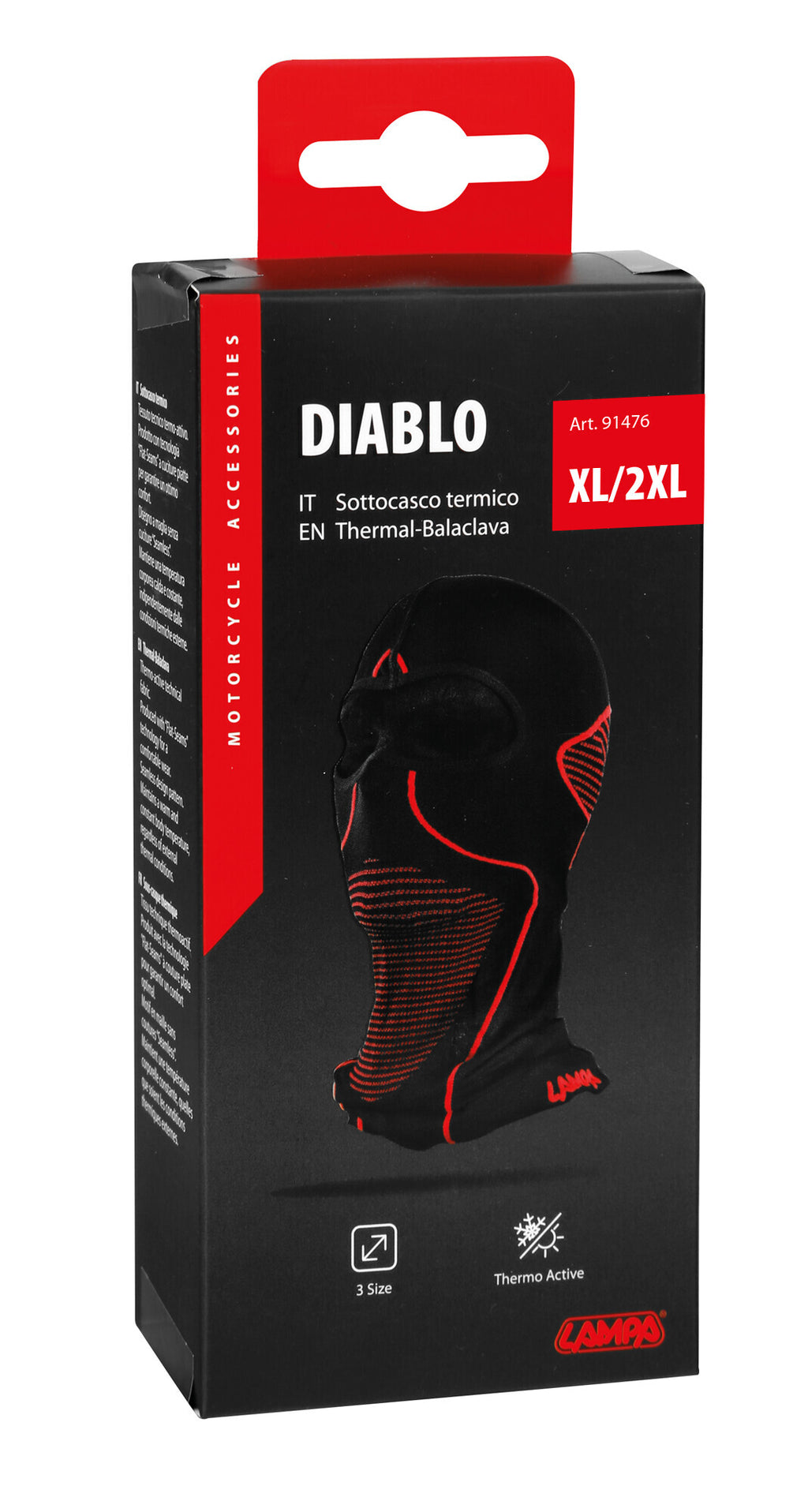 Diablo, sottocasco termico - XL/XXL - 57-60 cm