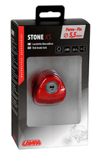 Stone XS, lucchetto bloccadisco - Perno Ø 5,5 mm - Rosso