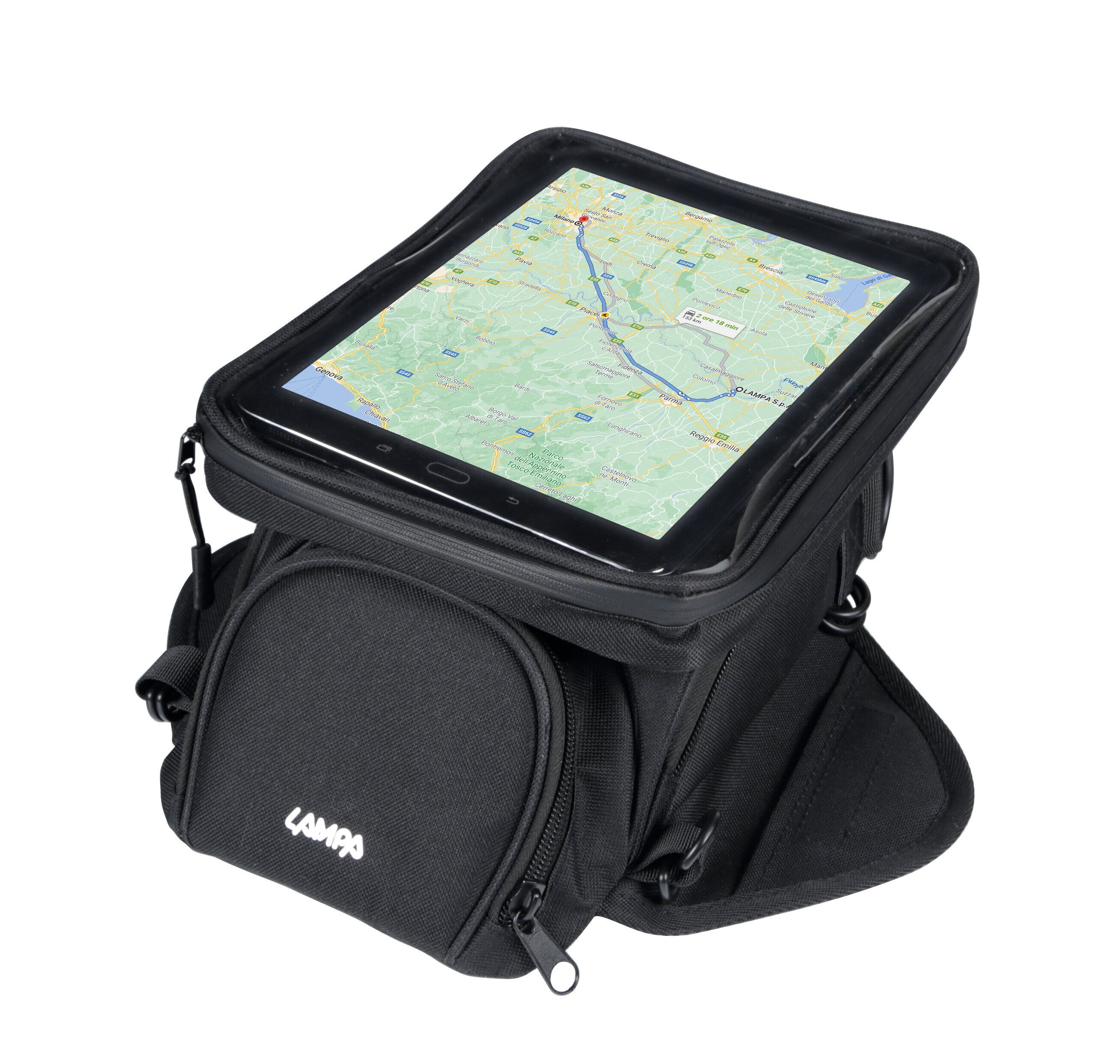T-Voyager 4 in 1 Tank-Bag, borsa magnetica per serbatoio con kit 3 borselli intercambiabili