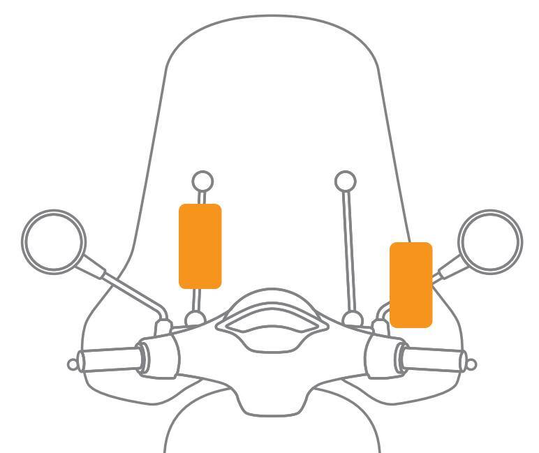 Smart Scooter Case, porta telefono universale per scooter