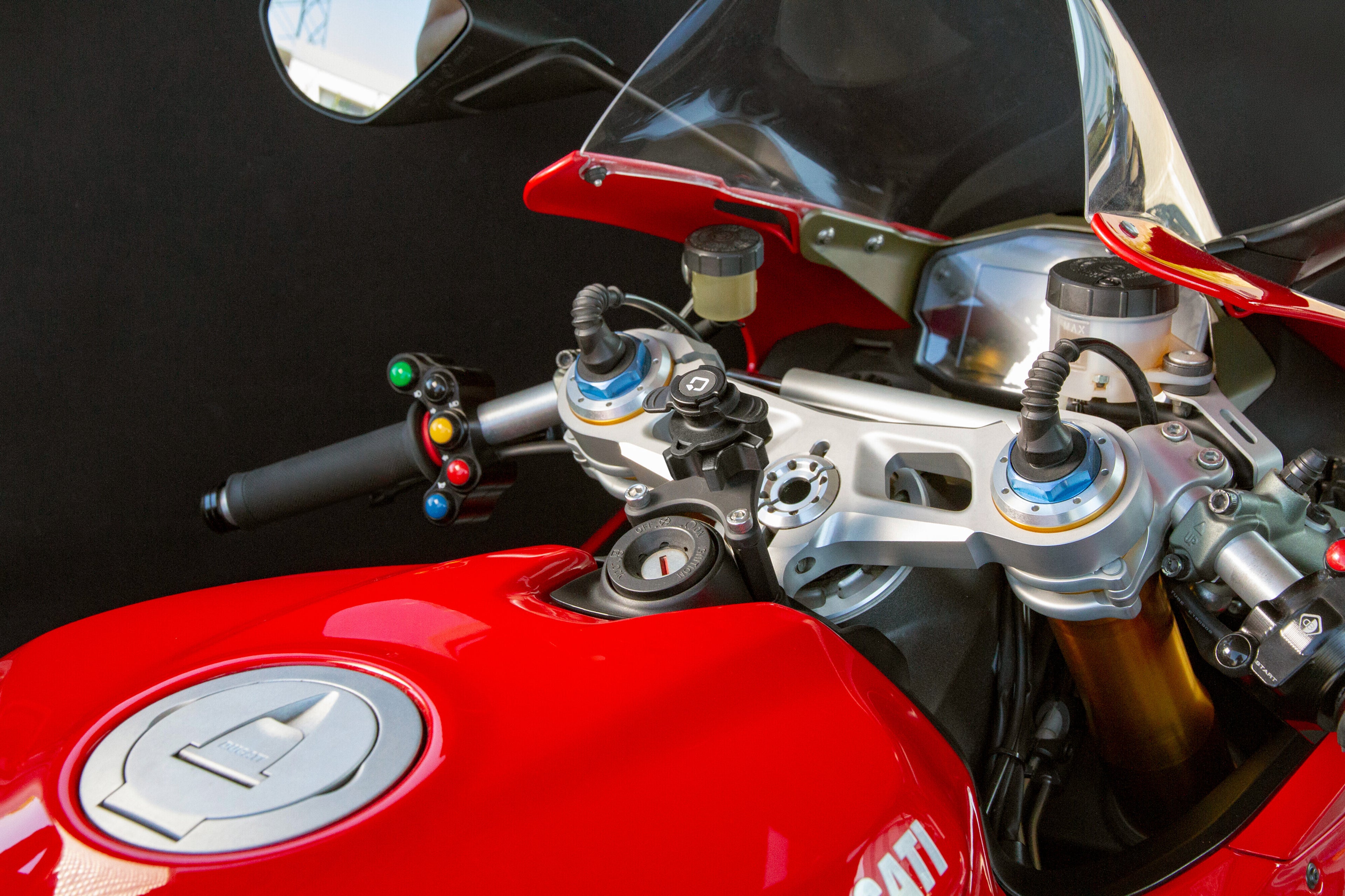 Panigale, attacco per blocchetto chiave compatibile con Ducati Panigale 899, 959, V2, 1199, 1299, V4
