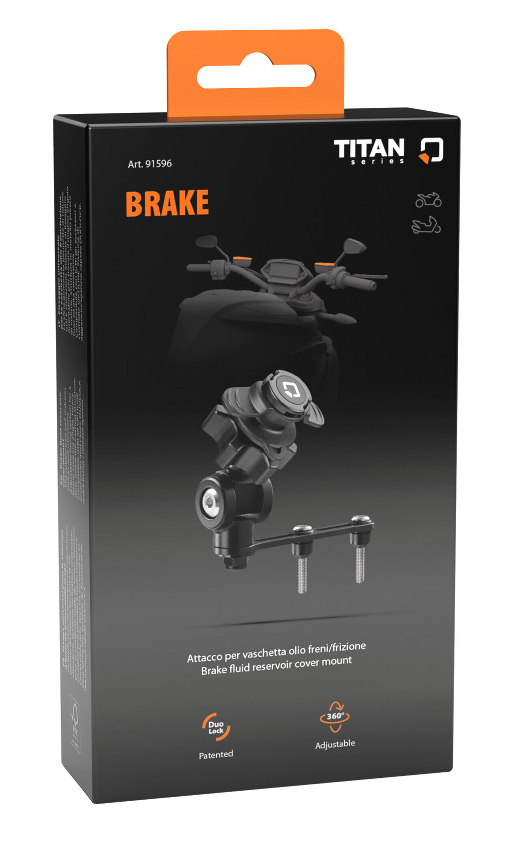 Titan Brake, supporto con attacco per vaschetta olio freni/frizione