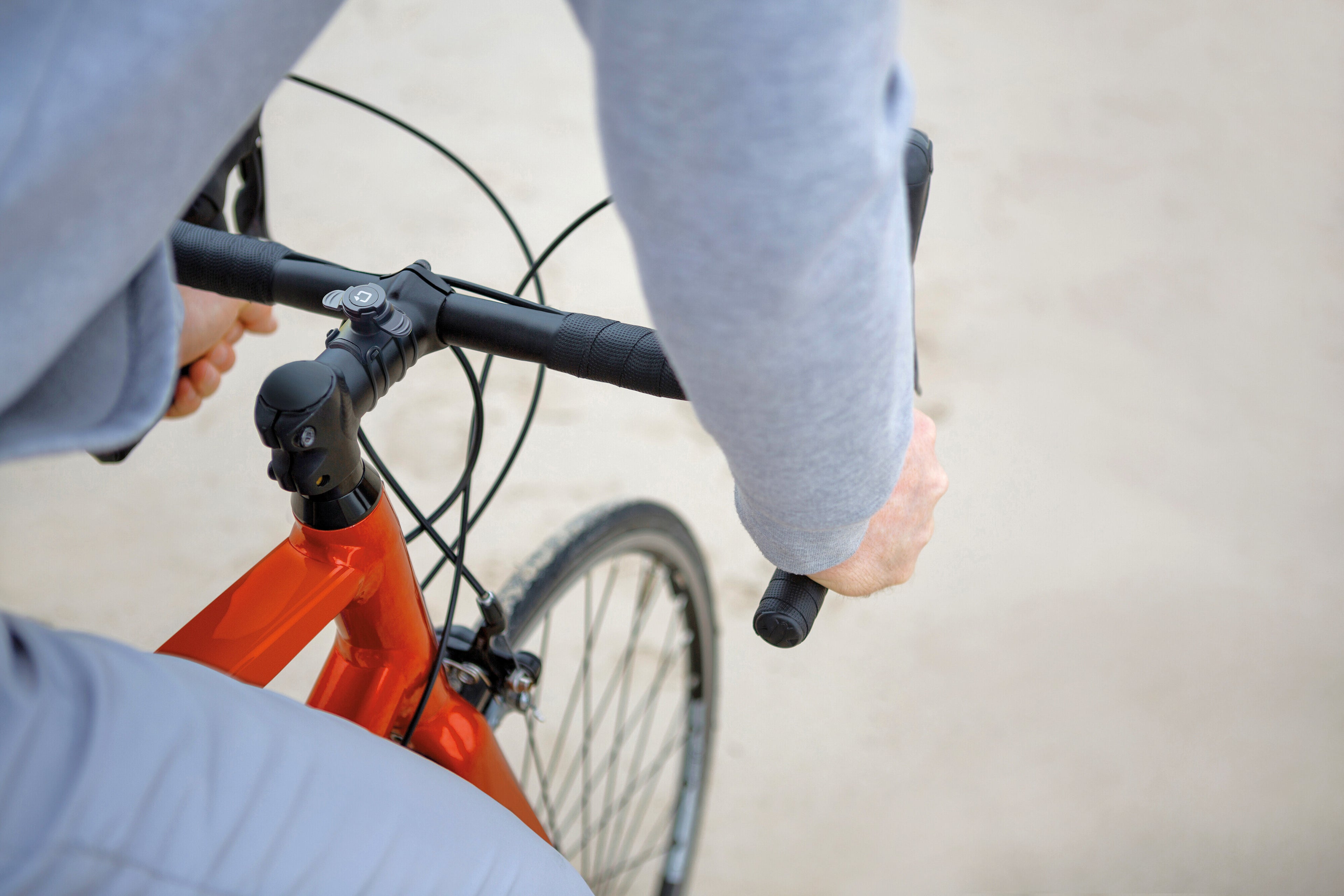 Bike, supporto con attacco per manubrio