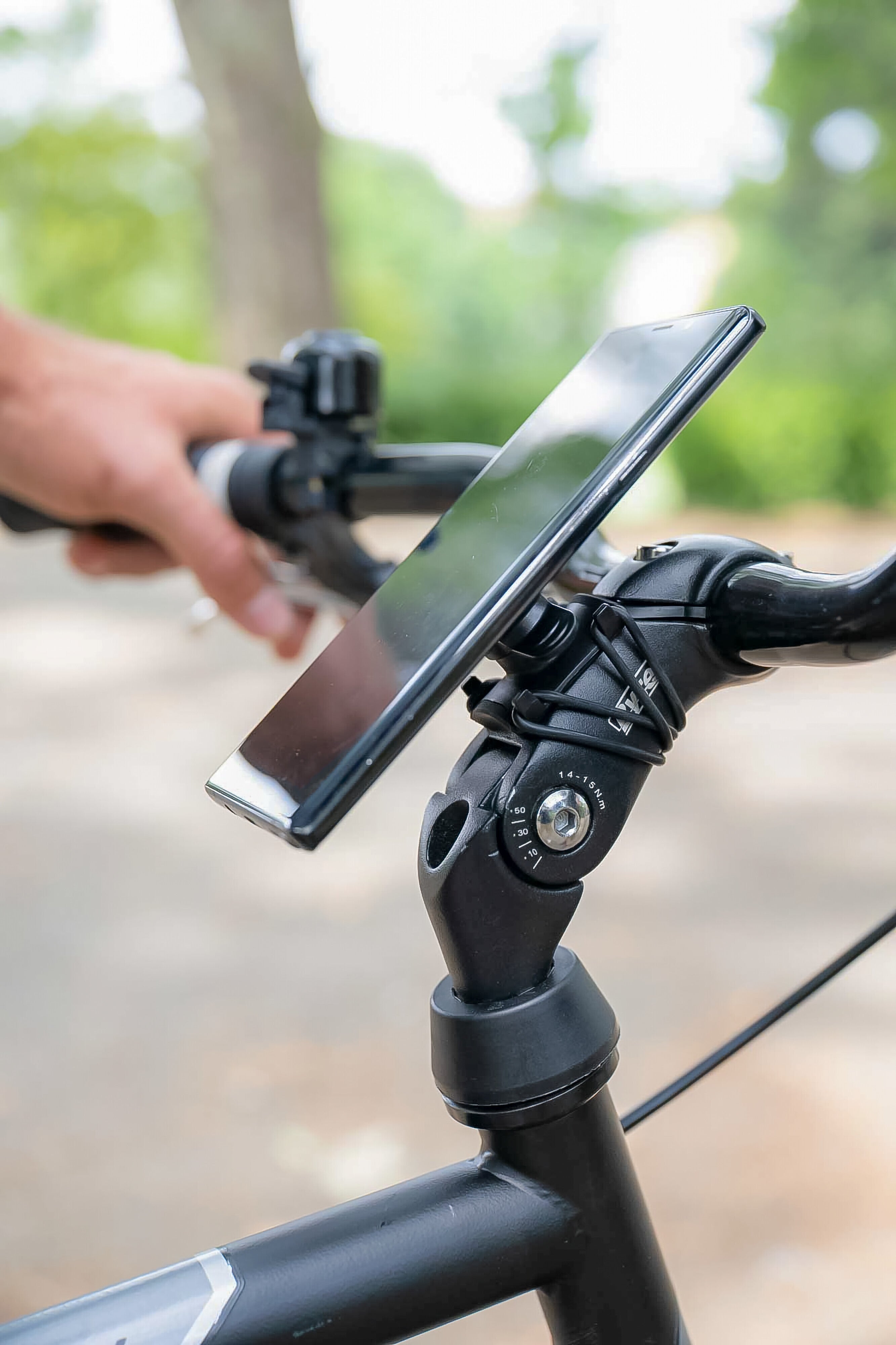 Bike, supporto con attacco per manubrio
