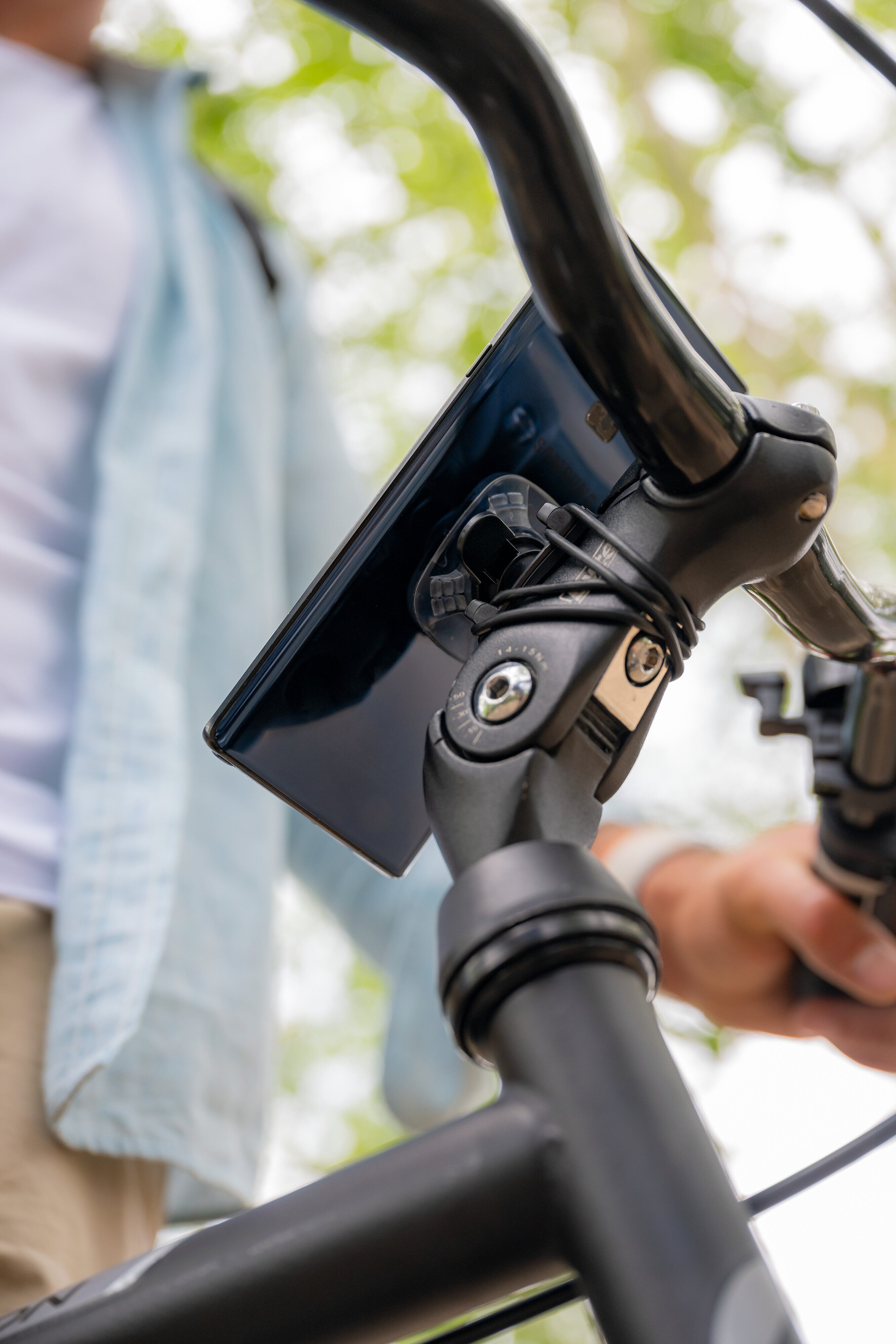 Bike, supporto con attacco per manubrio