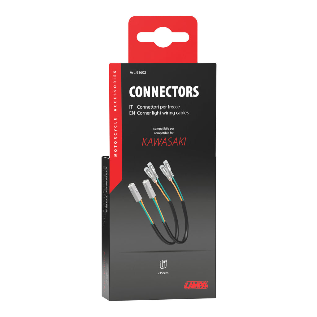 Connettori per indicatori di direzione, 2 pz - compatibile per - Kawasaki