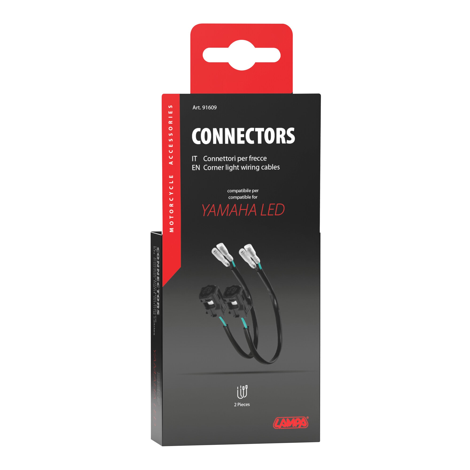 Connettori per indicatori di direzione, 2 pz - compatibile per - Yamaha (Led)