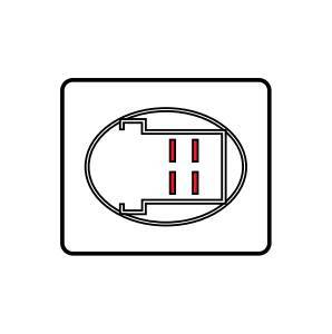 Flasher 4 PIN, relé-intermittenza elettronica - 12V - 3A