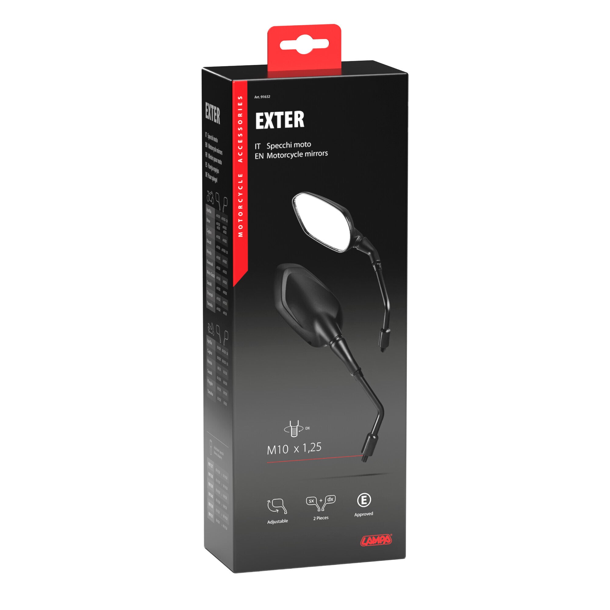 Exter, coppia specchi retrovisori