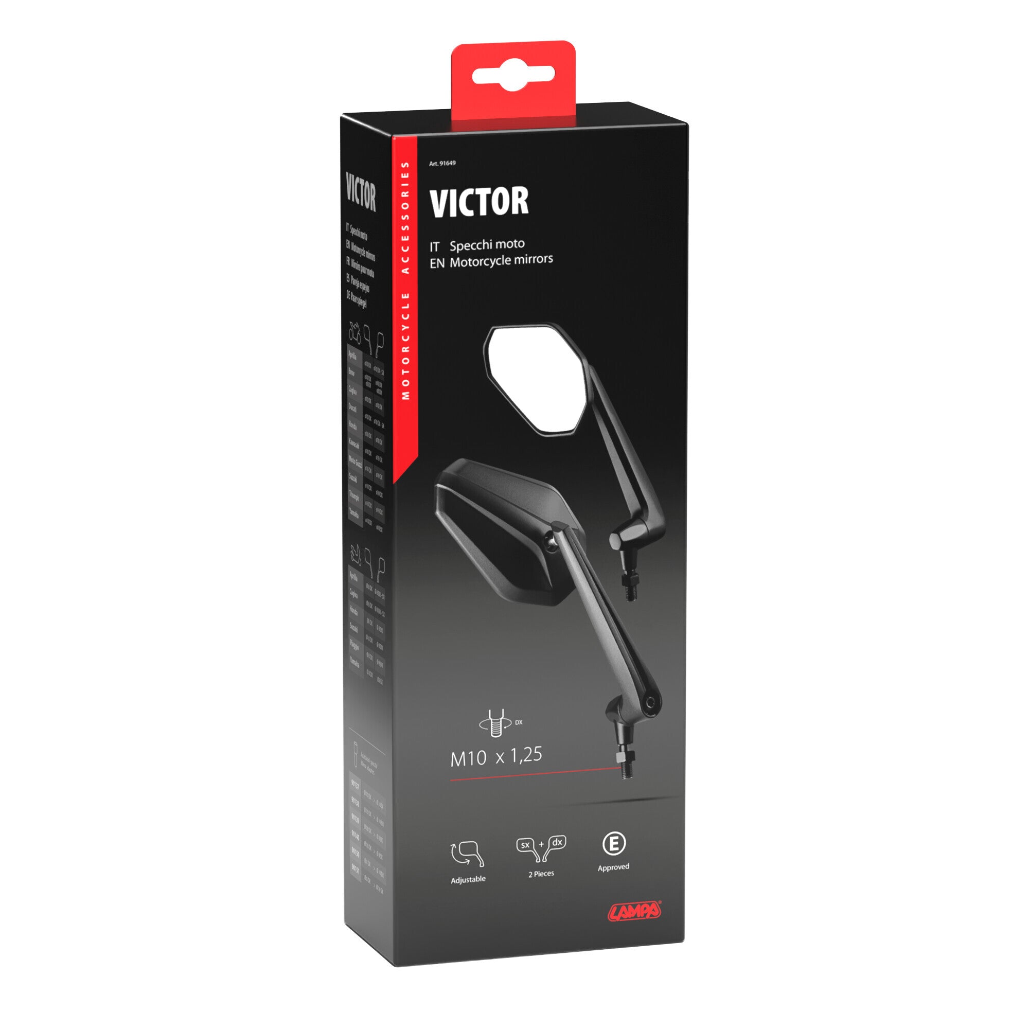 Victor, coppia specchi retrovisori