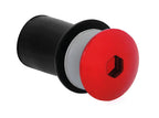 Screen Fit-Kits, kit dadi gommati con viti e rondelle (5 MA) - 10 pz - Rosso