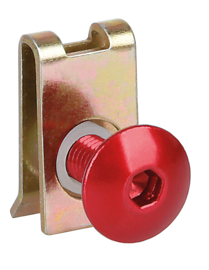 Clip Fit-Kits, kit clip di fissaggio per carene (5 MA) - 10 pz - Rosso