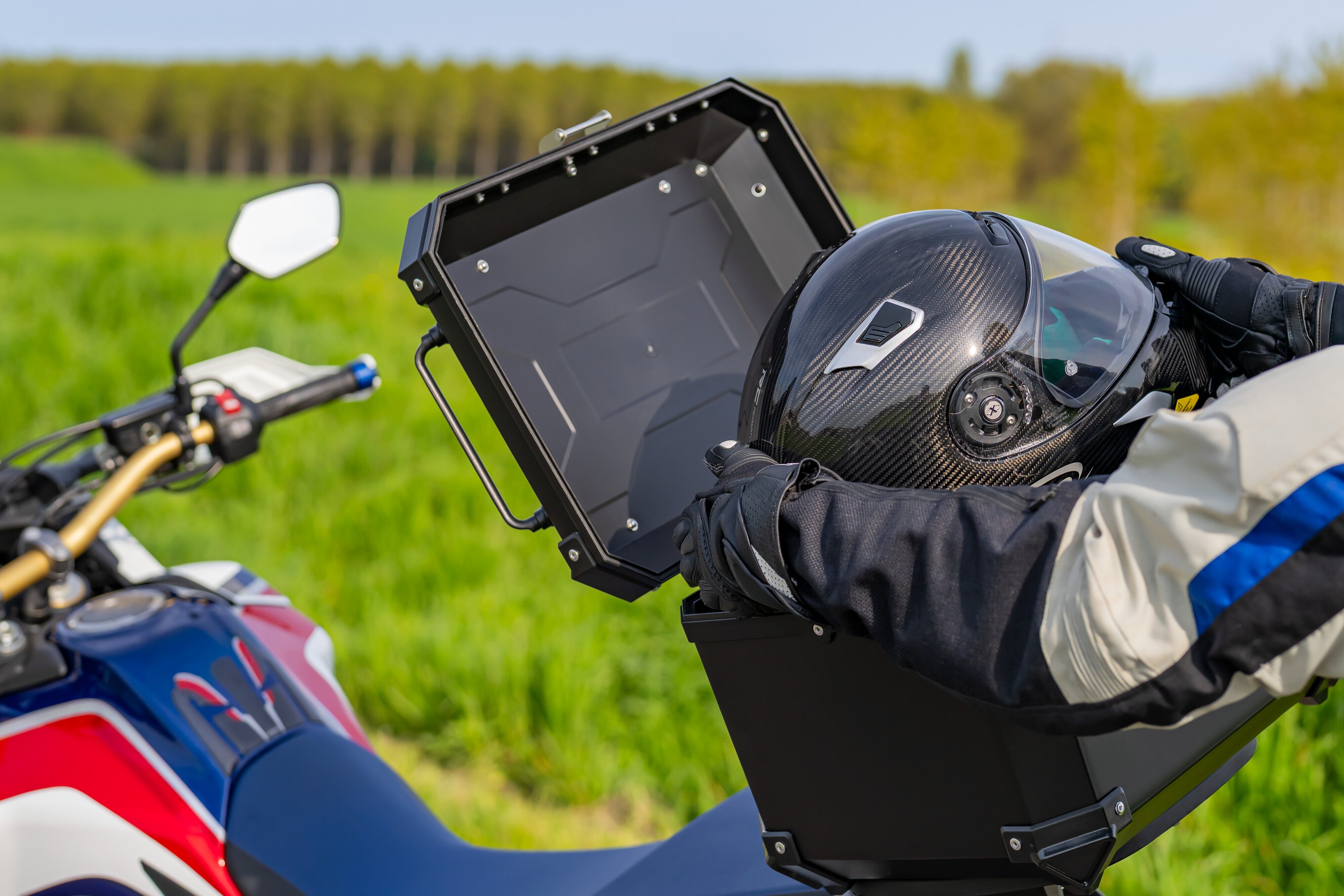 T-Box 45B, bauletto moto - 45 litri - Nero