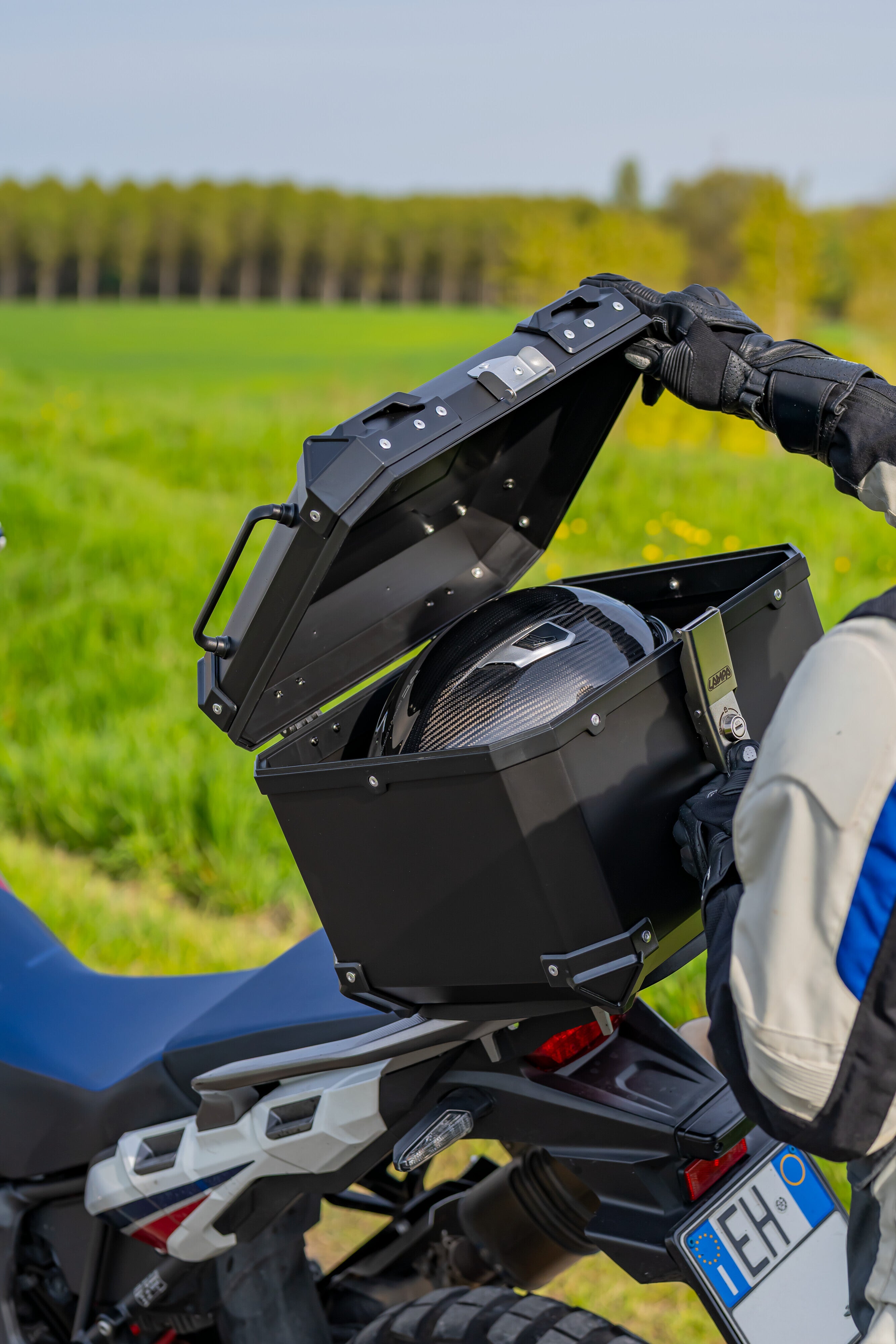 T-Box 45B, bauletto moto - 45 litri - Nero