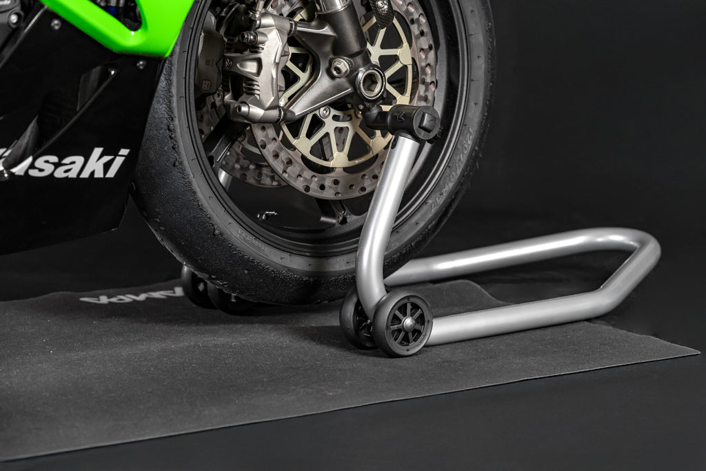 Cavalletto anteriore per moto