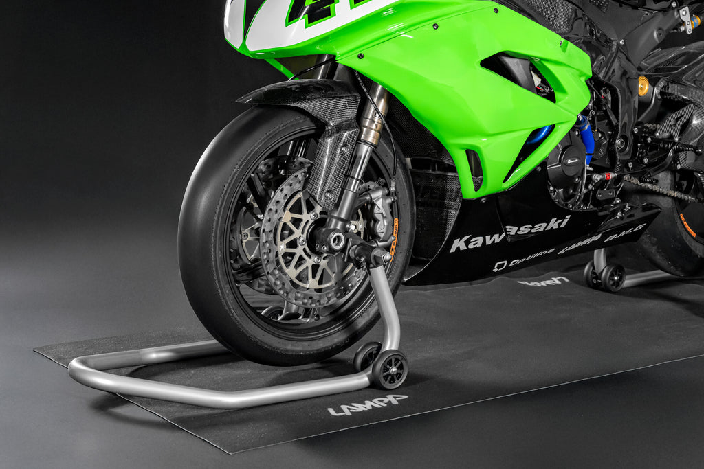 Cavalletto anteriore per moto