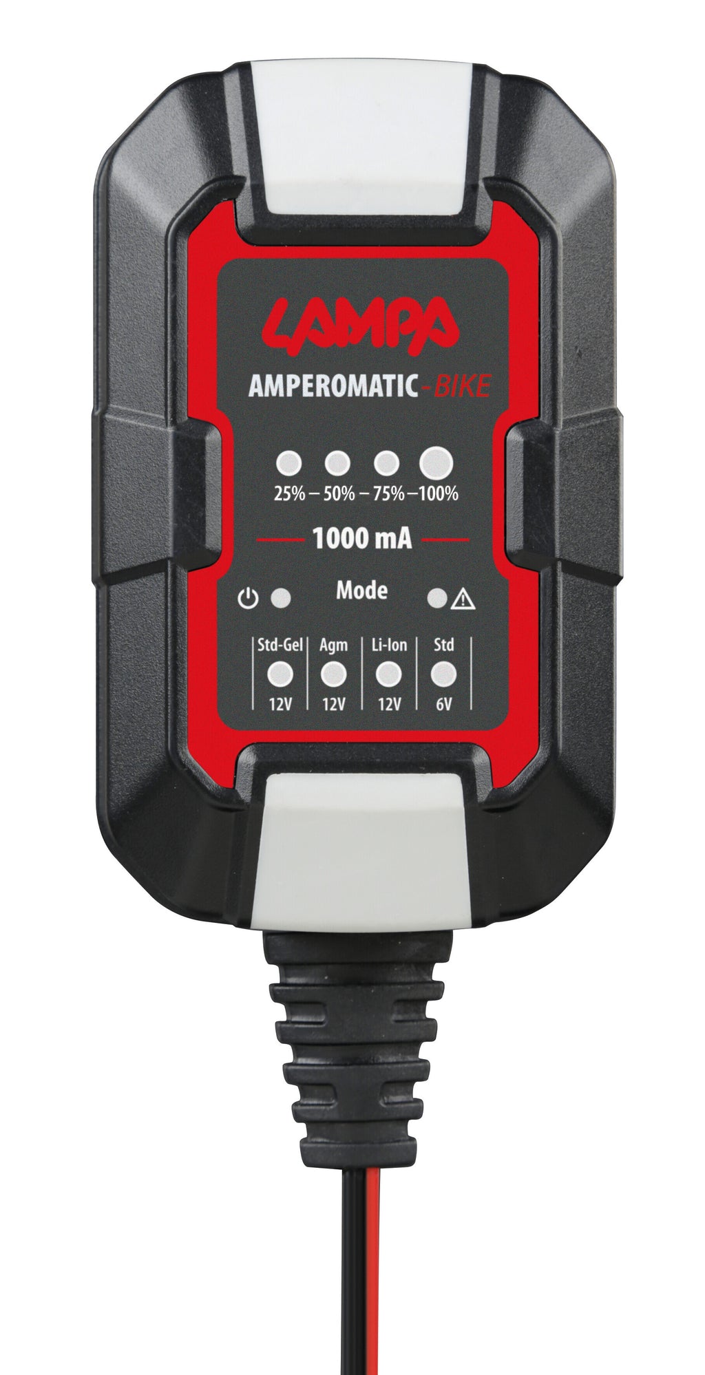 Amperomatic Bike, caricabatteria intelligente, 6/12V - 1A