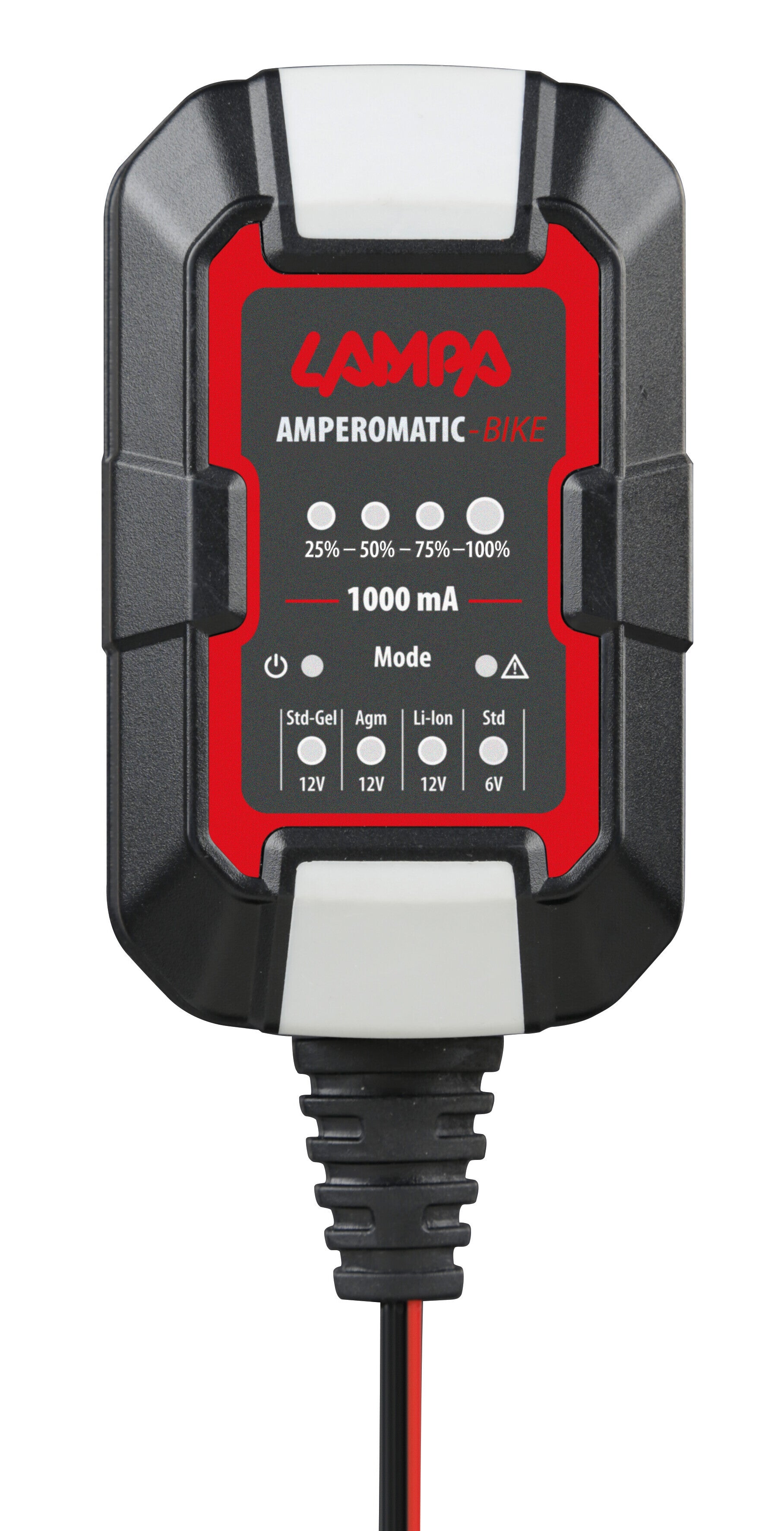 Amperomatic Bike, caricabatteria intelligente, 6/12V - 1A