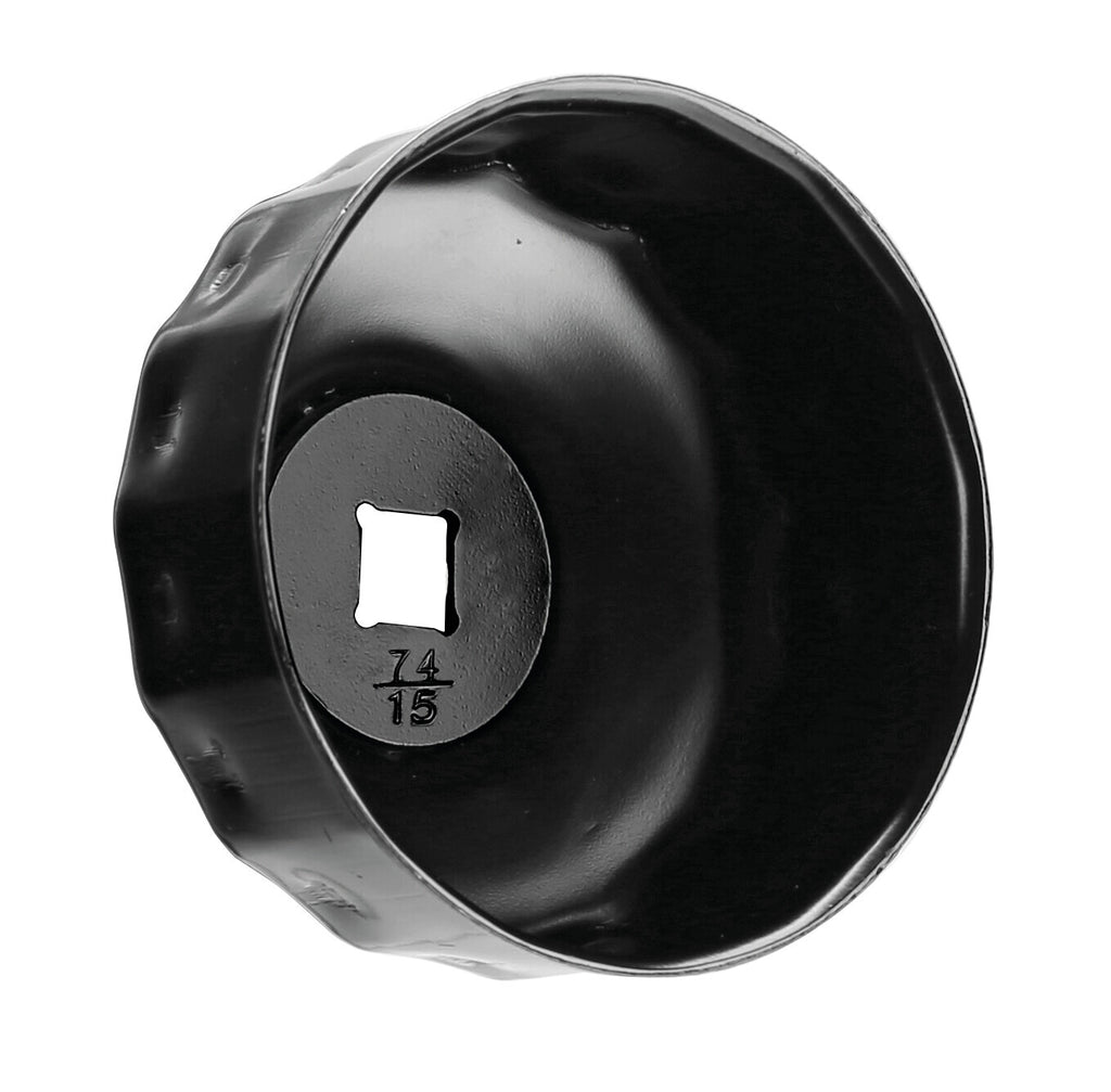 Chiave svita filtro a tazza per filtro olio per filtro Ø 74 mm con 15 lati