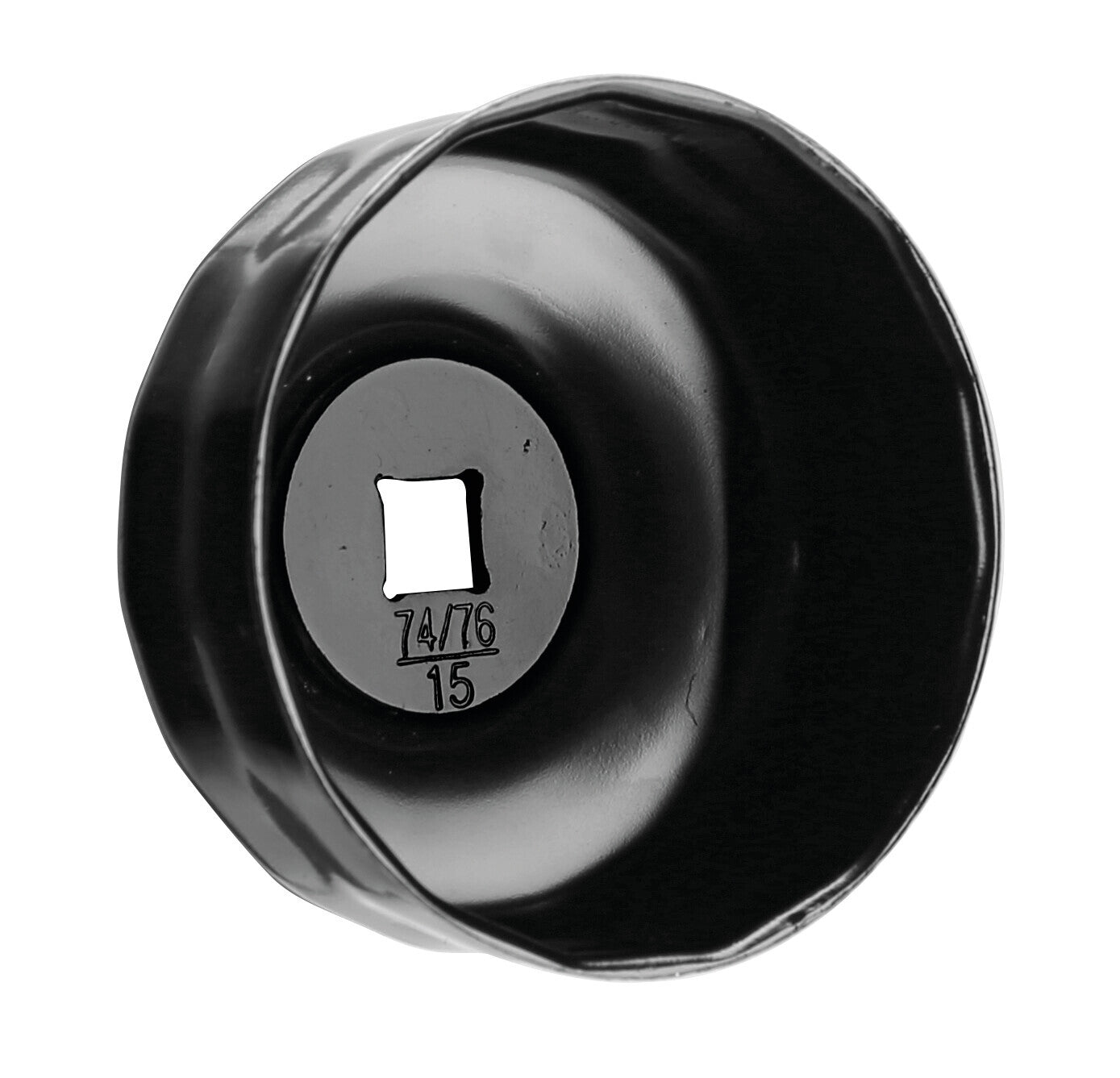Chiave svita filtro a tazza per filtro olio per filtro Ø 74-76 mm con 15 lati