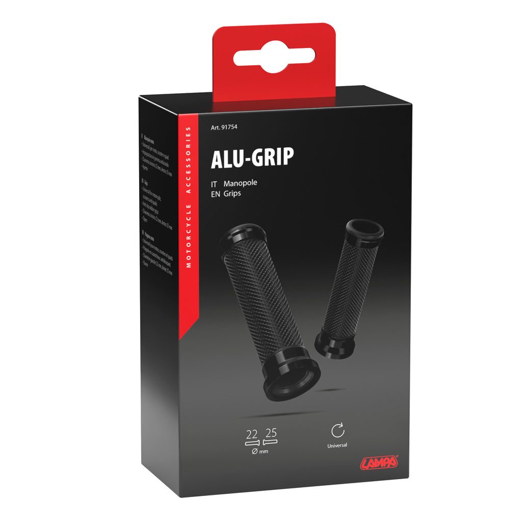 Alu-Grip, manopole universali - Nero