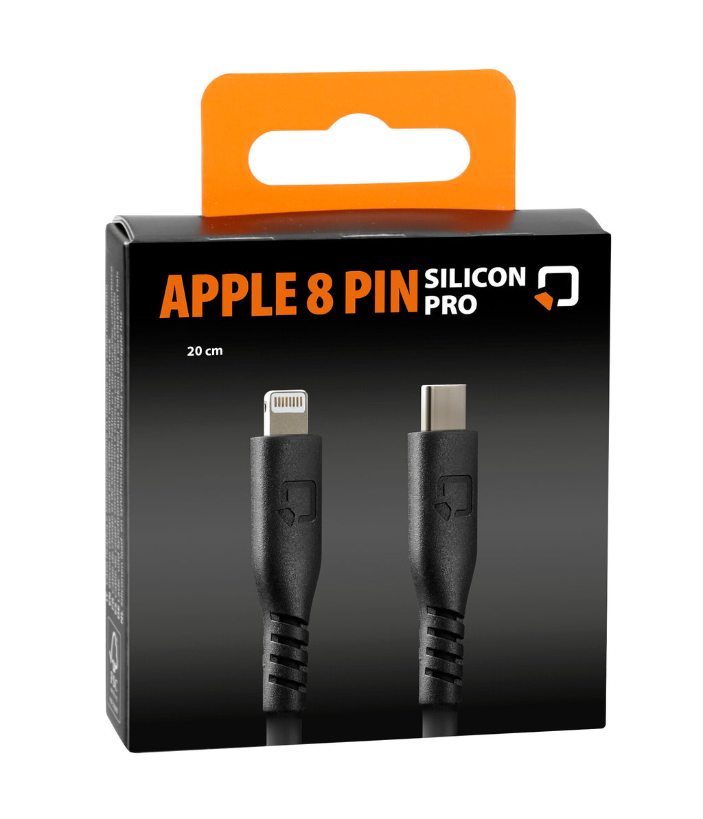 Pro, cavo in silicone Usb Type C > Apple 8 Pin - 20 cm