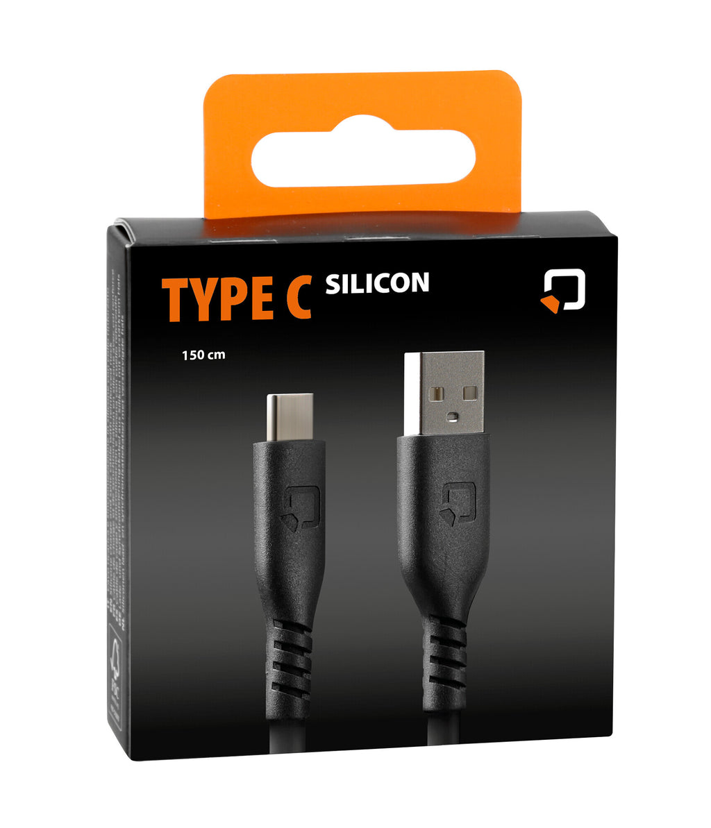 Cavo in silicone Usb A > Usb Type C - 150 cm