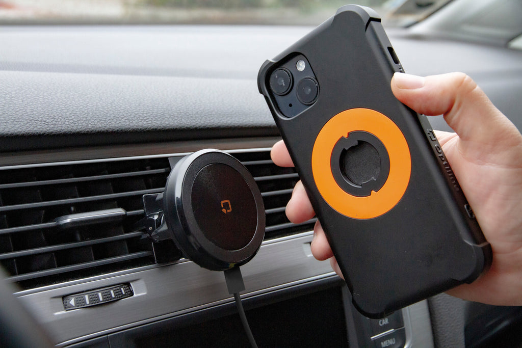Mag Wireless Airvent, Porta telefono magnetico per bocchetta d’aerazione con ricarica wireless
