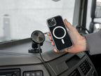 Mag Wireless Orbit, Porta telefono magnetico con ricarica wireless e attacco a ventosa adesiva
