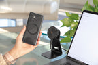 Mag Wireless Stand, Porta telefono magnetico da casa/ufficio con ricarica wireless
