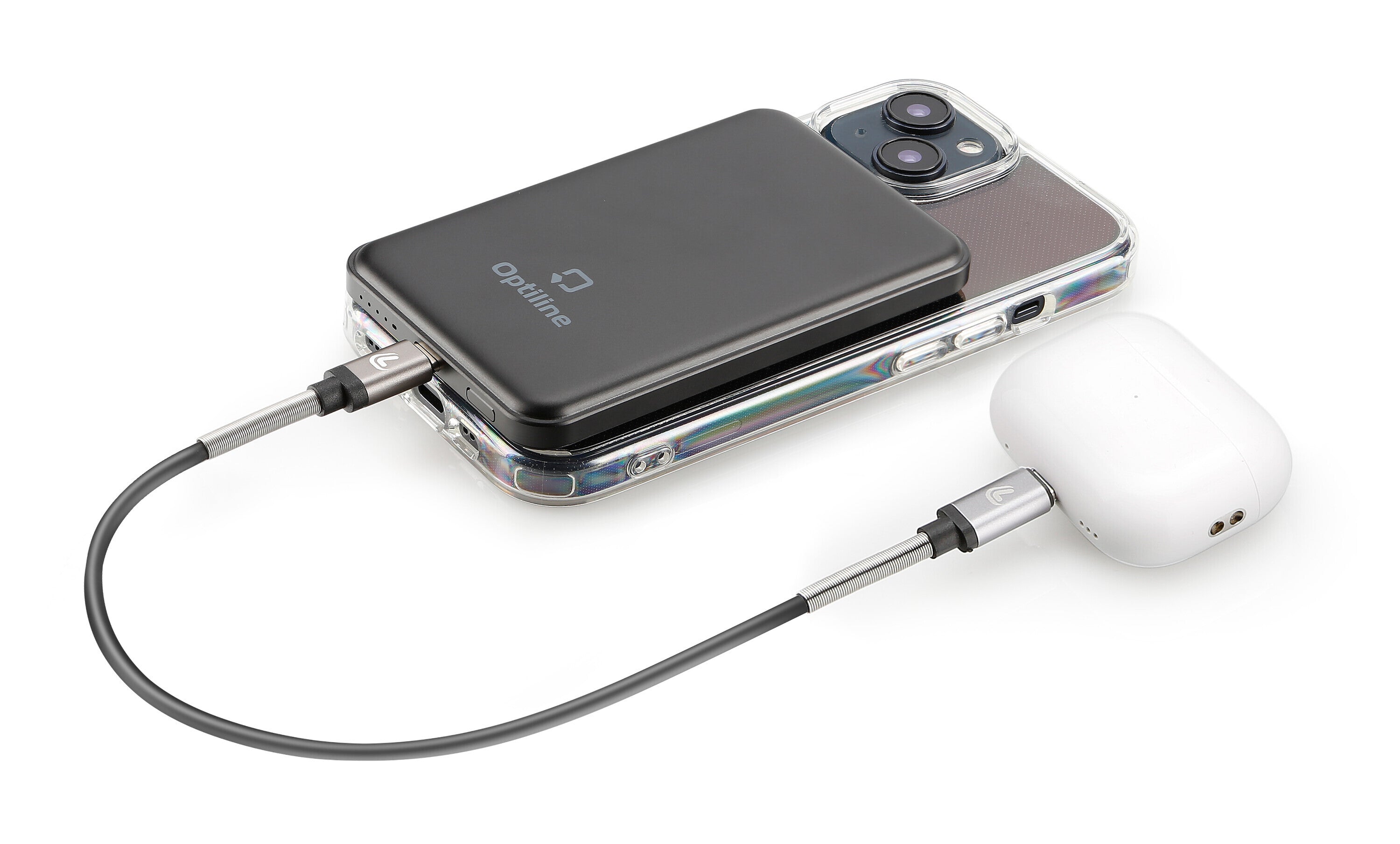 Mag Power 5000, caricabatterie portatile compatibile con Mag Case Optiline e tecnologia MagSafe