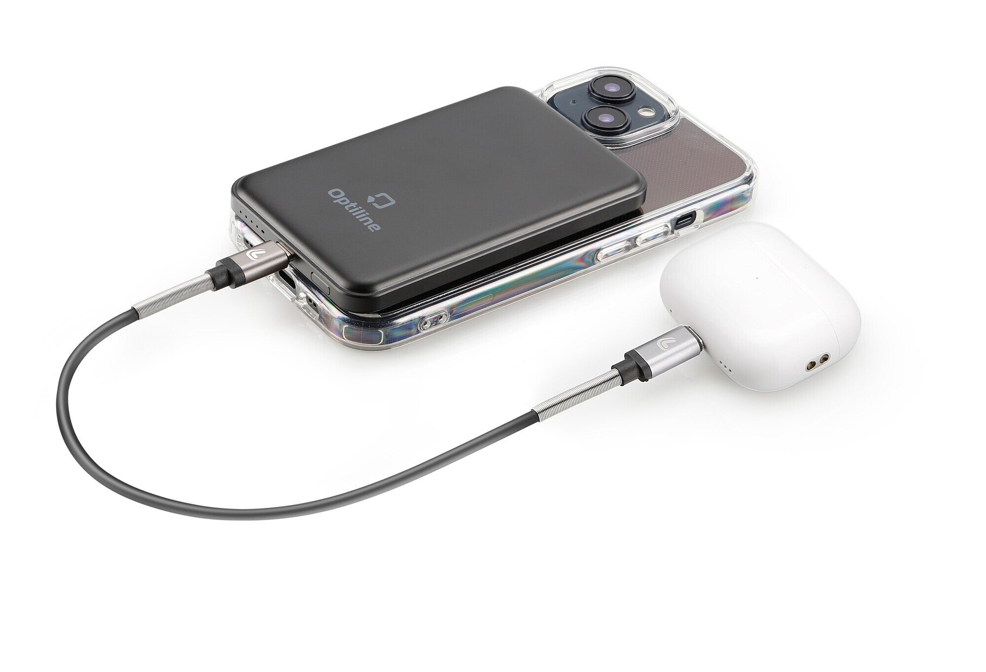 Mag Power 5000, caricabatterie portatile compatibile con Mag Case Optiline e tecnologia MagSafe