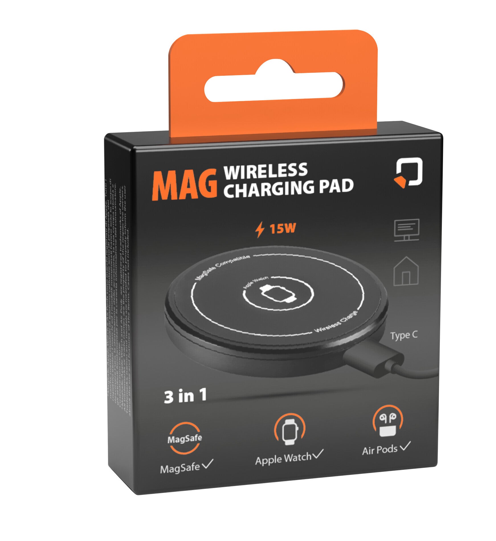 Mag, caricatore wireless magnetico 3 in 1