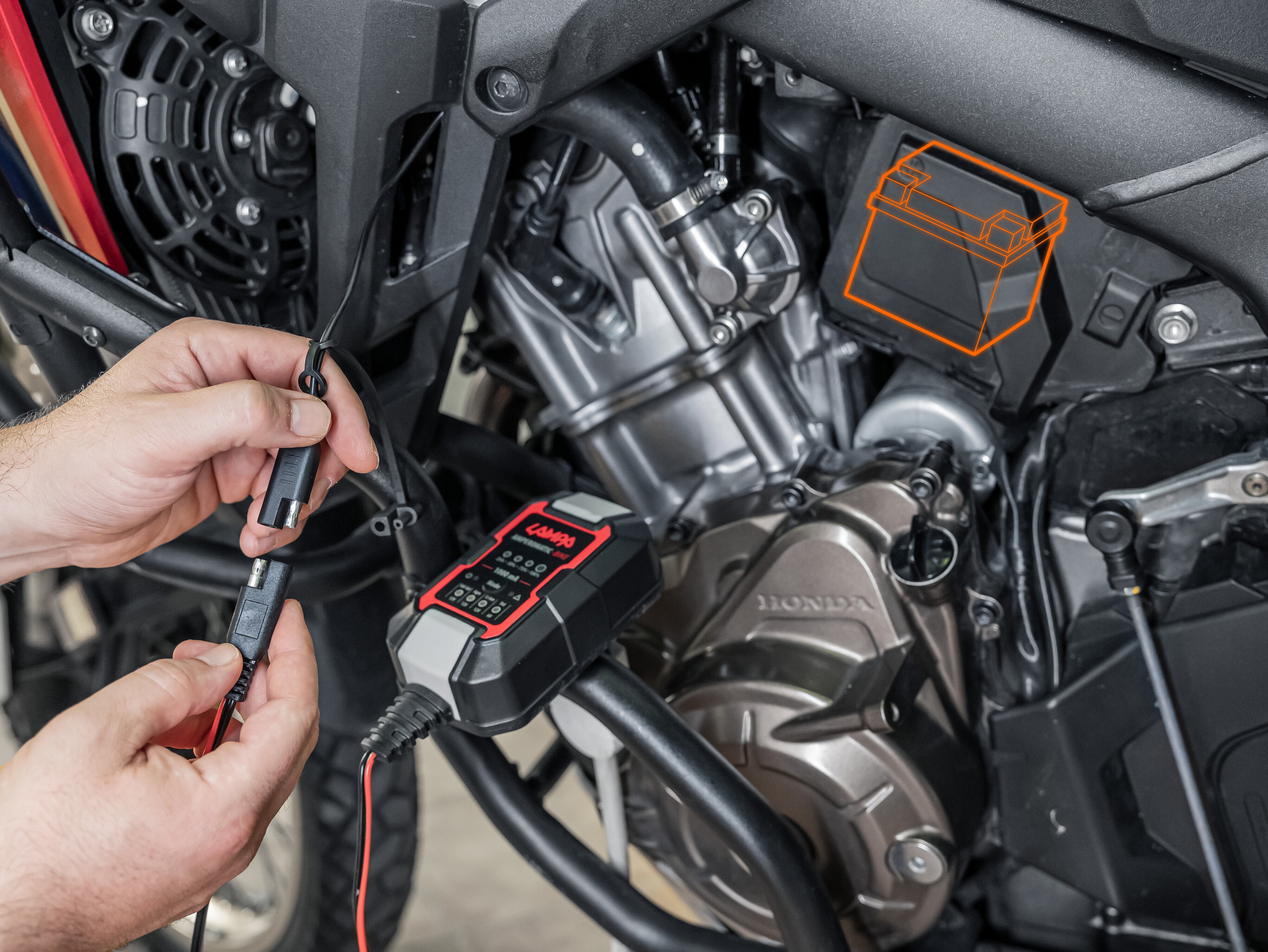 Power C 90° - Cavo di ricarica USB C, collegamento diretto batteria - 12/24V