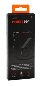 Power C 90° - Cavo di ricarica USB C, collegamento diretto batteria - 12/24V