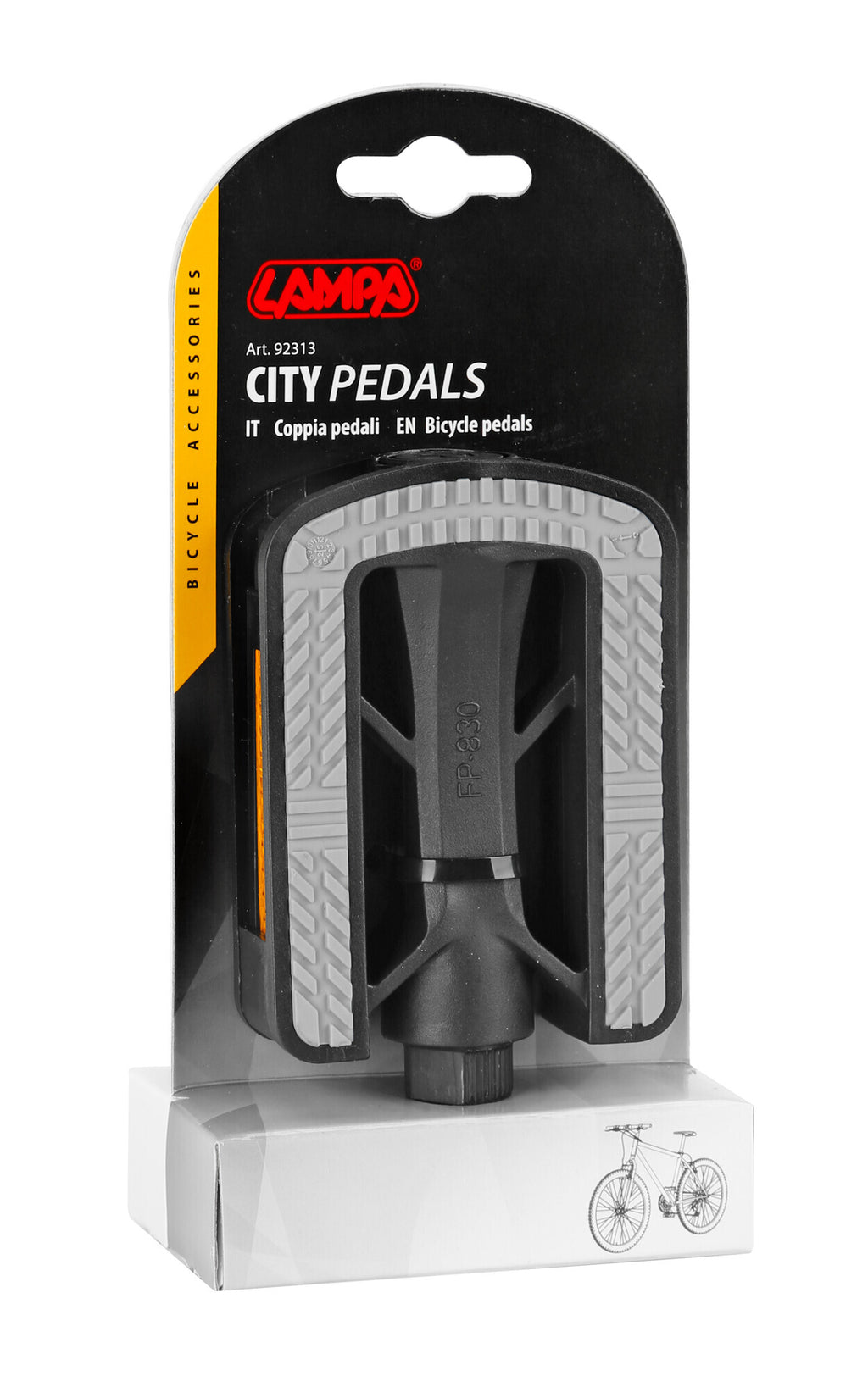 City, coppia pedali ciclo