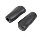Coppia manopole Vintage - Nero - 92+92 mm