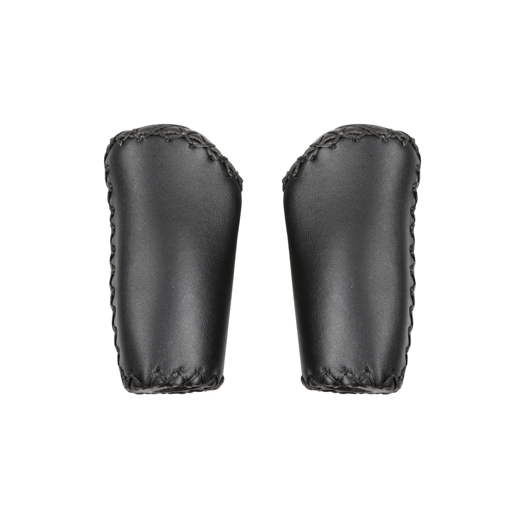 Coppia manopole Vintage - Nero - 92+92 mm