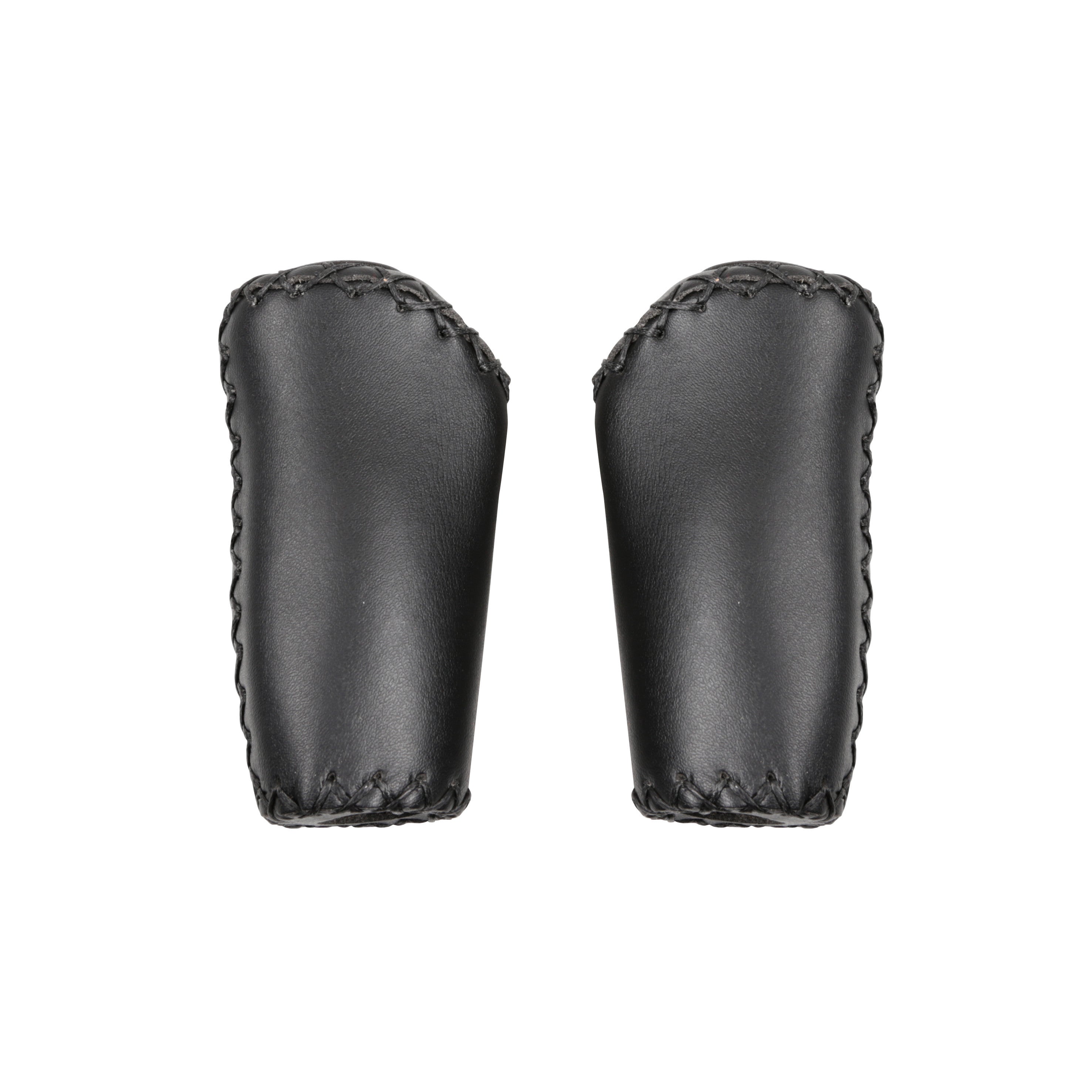 Coppia manopole Vintage - Nero - 92+92 mm