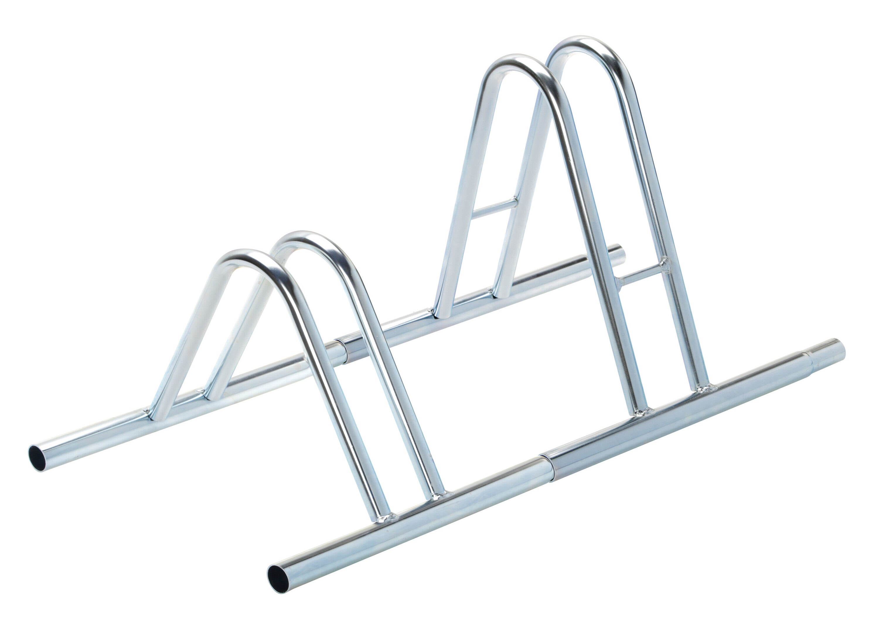 Rastrelliera portabici modulare a 1 posto, tipo basso, ingresso ruota 5 cm