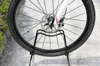 Stand portabici con rotelle a 1 posto, ingresso ruota 6 cm, compatibile con freni a disco