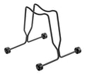 Stand portabici con rotelle a 1 posto, ingresso ruota 6 cm, compatibile con freni a disco