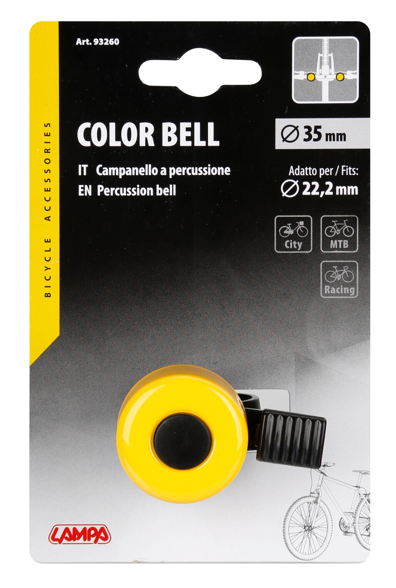 Color Bell, campanello a percussione