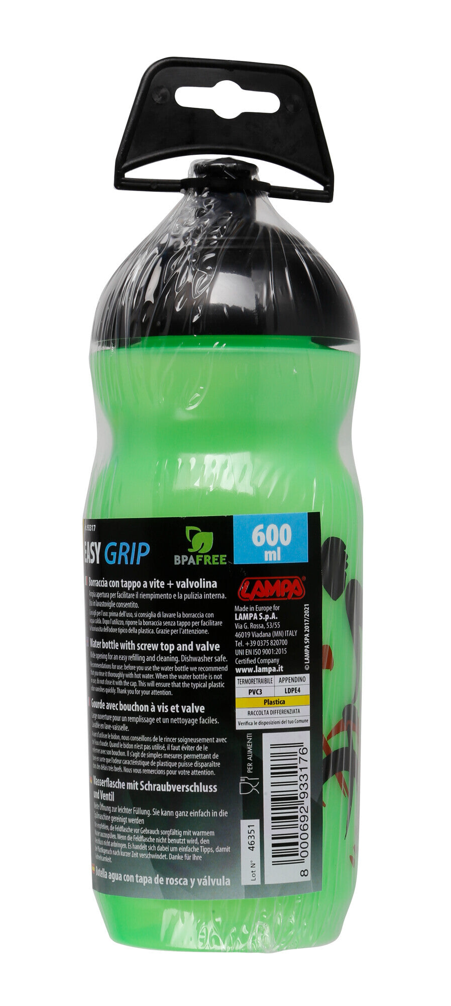 Easy Grip, borraccia 600 ml